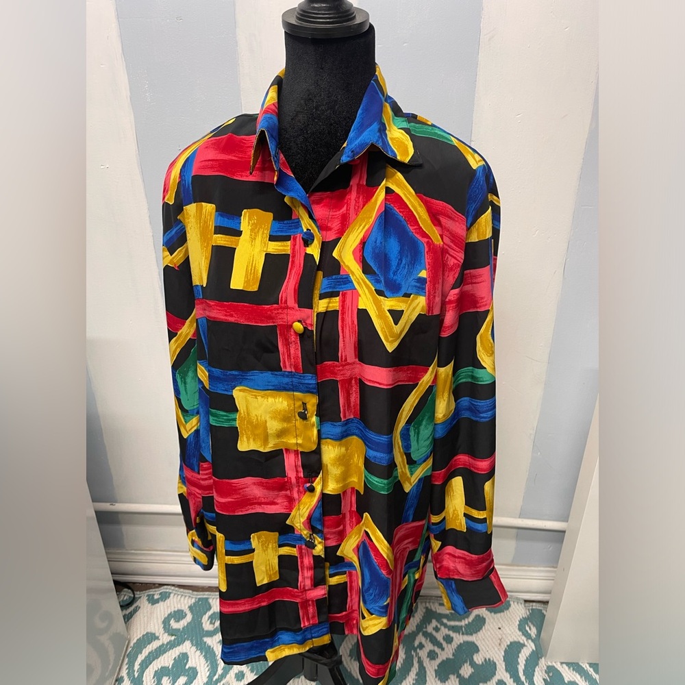 Unique Vintage Women's multi Blouse